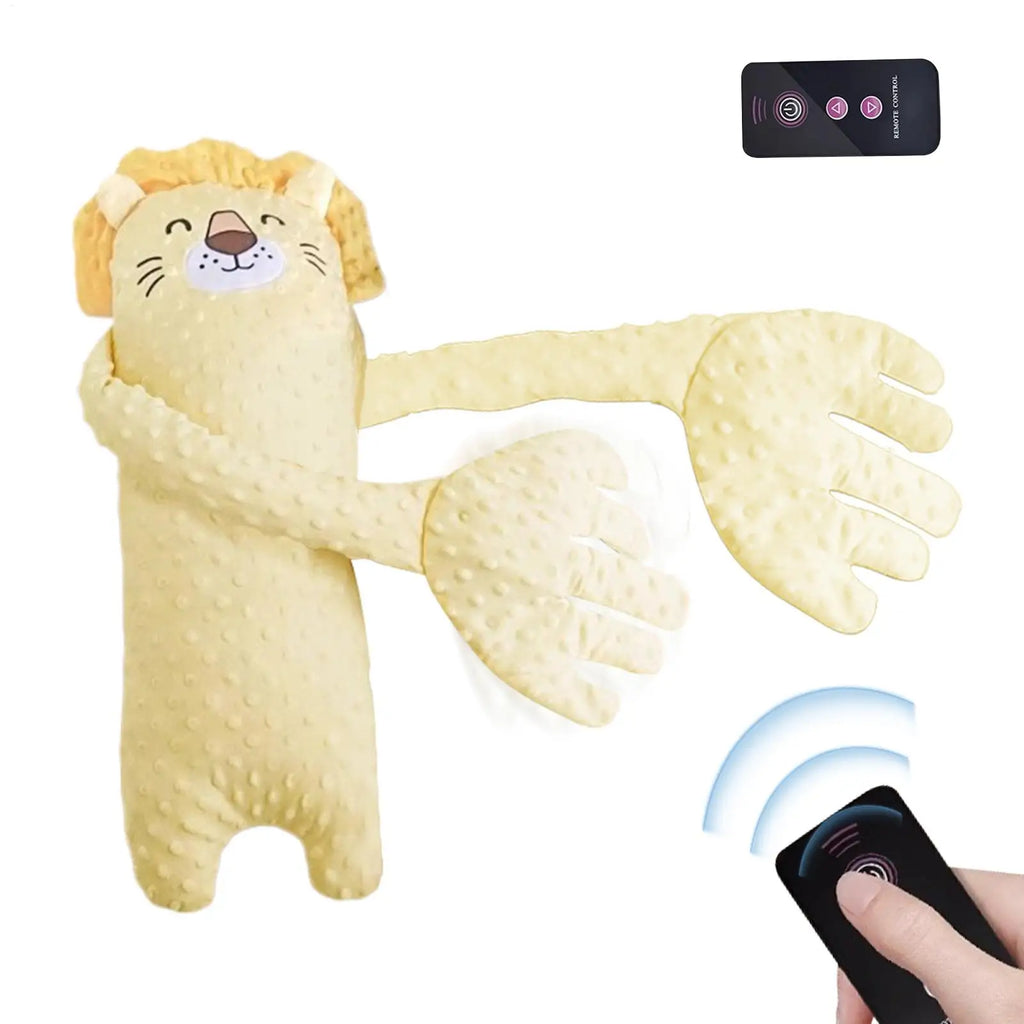Patting Hand for Baby Sleep Patting Sleeping Pillow Baby Back Patter for Sleep Remote Control Animal Shape Nursery Decor Startle