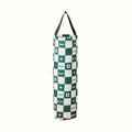 Wall-Mounted Kitchen Garbage Bag Storage Organizer - Polyester