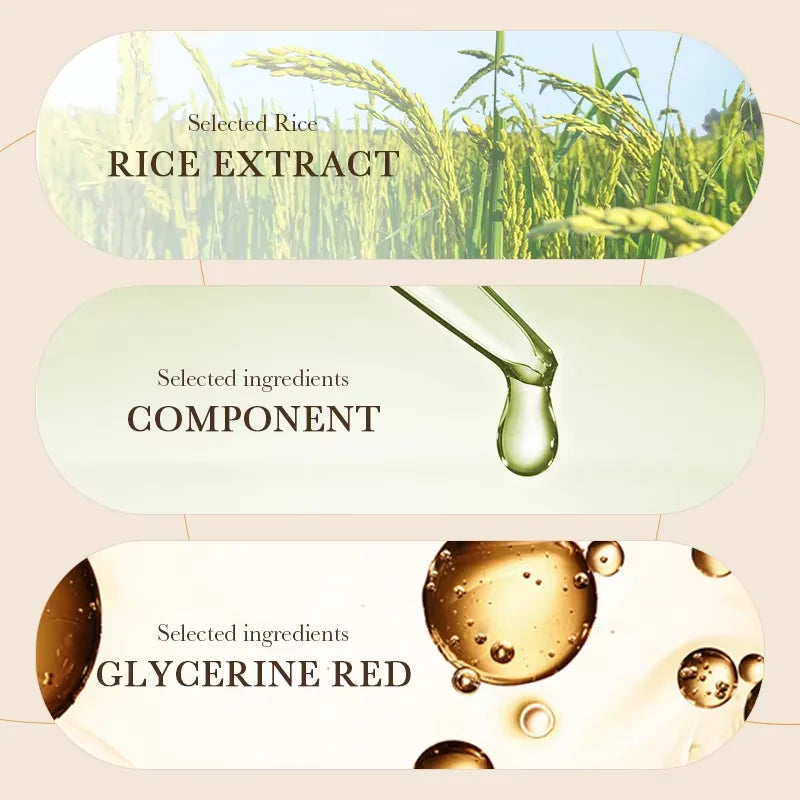 Eye Mask Pairs of Rice Milk Moisturizing Eliminates Dark Circles Eye Bags Wrinkles Tightens The Skin Suitable for All Symptoms