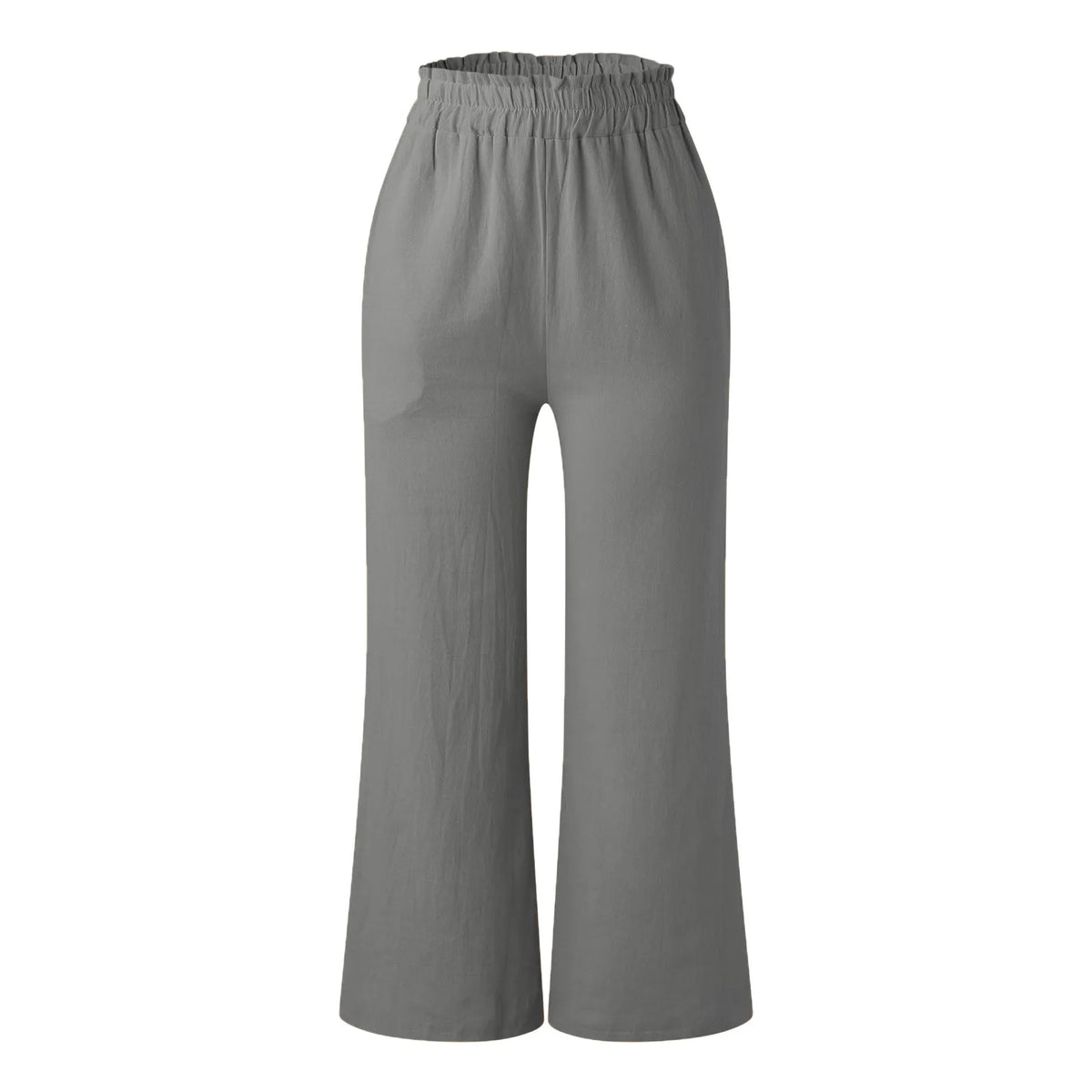 ZOMAXIUJEE Women's High Waisted Wide Leg Cotton Linen Palazzo Pants