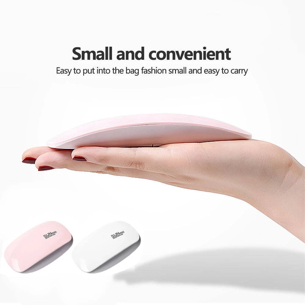 LULAA SUNmini Portable LED UV Nail Dryer - 6W Folding USB Lamp