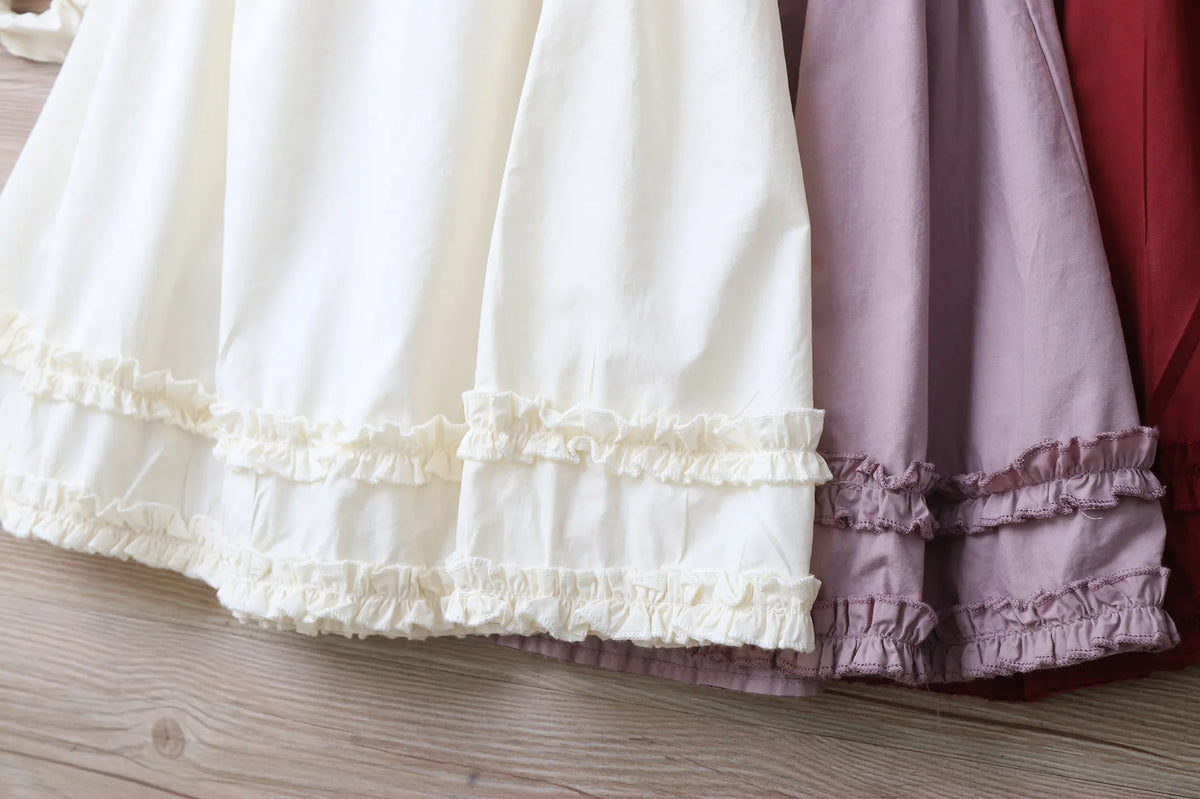 Embroidery Little Flower dresses for Girls clothes Summer Cotton Vest Dress Children's 2026 New