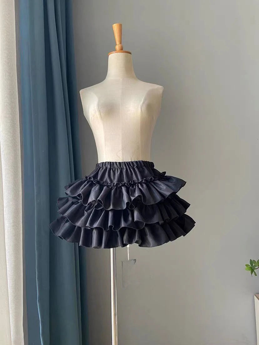 Japanese Kawaii Mini Pleated Skirts Shorts Womens JK Jupe Sweet Lolita Pant Skirt 2026 Y2k Aesthetic Ruffled High Waist Faldas