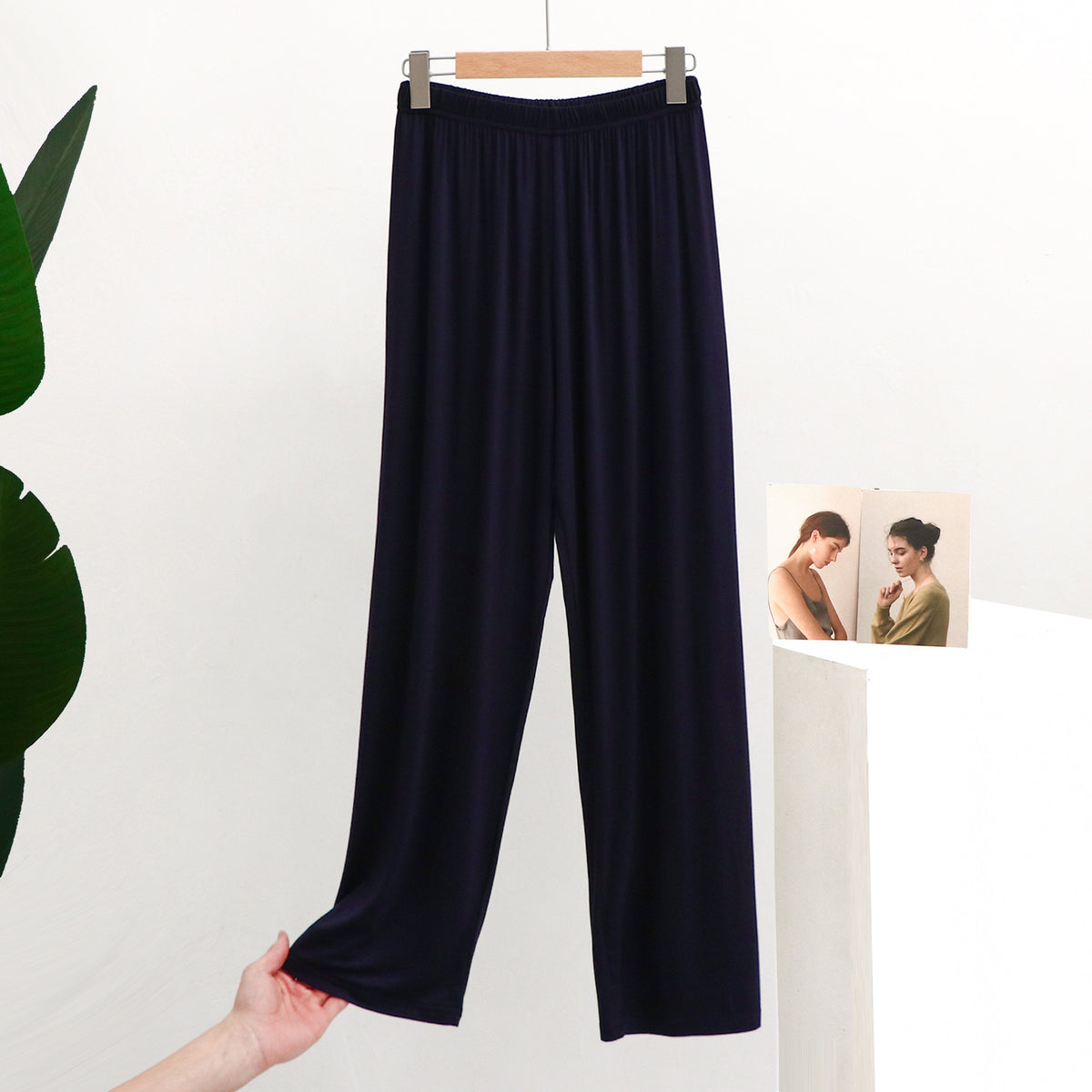 Women's Modal Pajama Pants - Lightweight Casual Sleep Bottoms