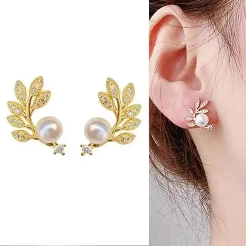 Korean Fashion Zircon Drop Earrings For Women'S Jewelry 2026 Trending New Luxury Women'S'S Geometric Hoop Earrings Pendientes Gifts