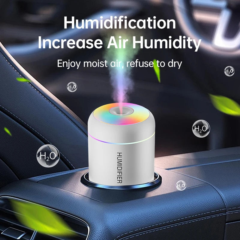 Searide 180ml Mini USB Ultrasonic Humidifier - Aroma Diffuser