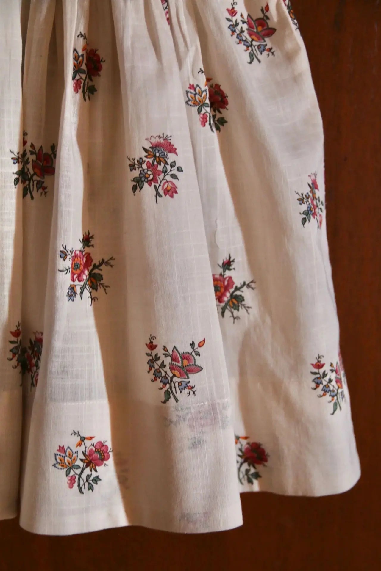 Children's Dress 2026 Summer New Product BD Girls Pastoral Embroidery Wrap Bubble Sleeve Shirt Skirt Princess Dress