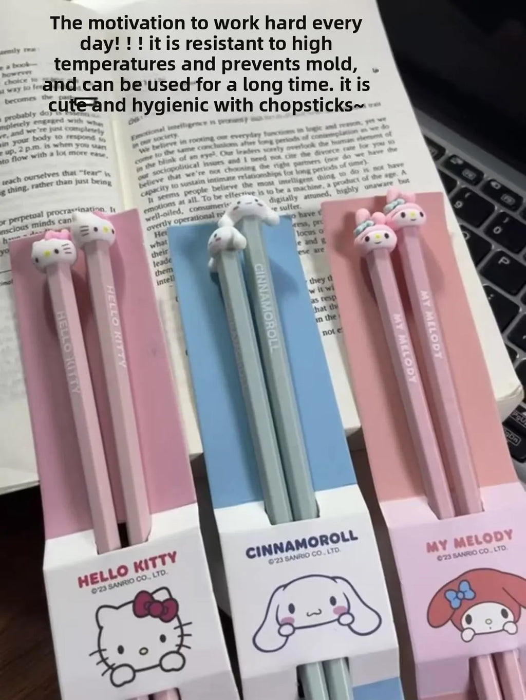 Palillos bonitos de dibujos animados con diseño de animales Kawaii, cubiertos japoneses reutilizables, accesorios de cocina y comedor, regalo para adolescentes al por mayor