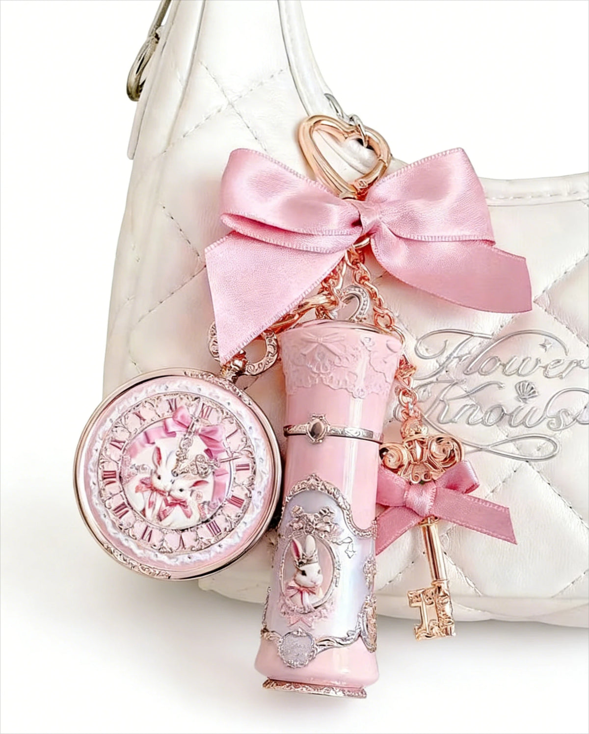 Bonnie Garden lip balm pendant keychain car bag pendant small gift
