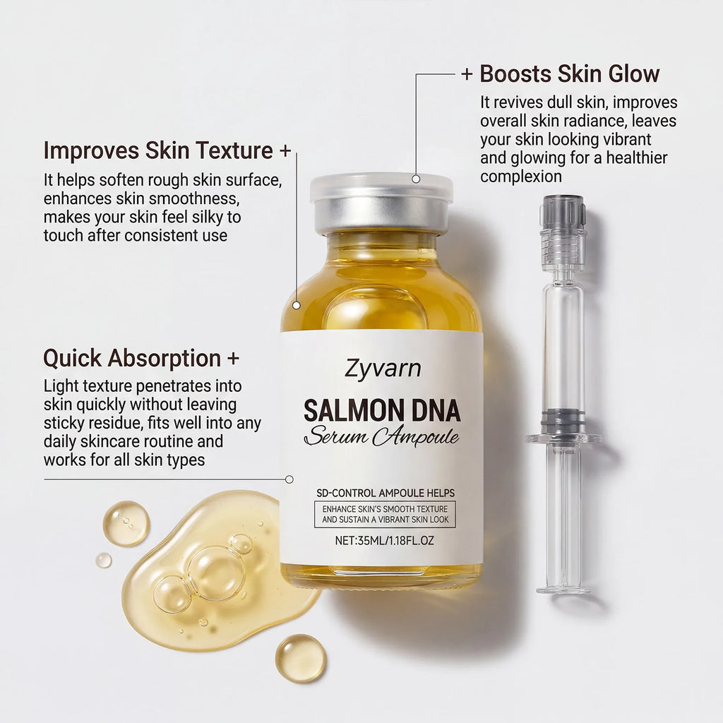 Radiance Face Ampoule Serum Daily Hydrating Moisturizing Glow Soothing Smooth Concentrated Facial Essence for All Skin Types