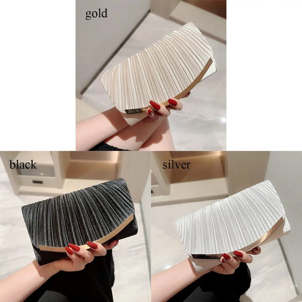 Elegant Glitter Evening Bags Chain Sequins Clutches Shoulder Bag Women Ladies