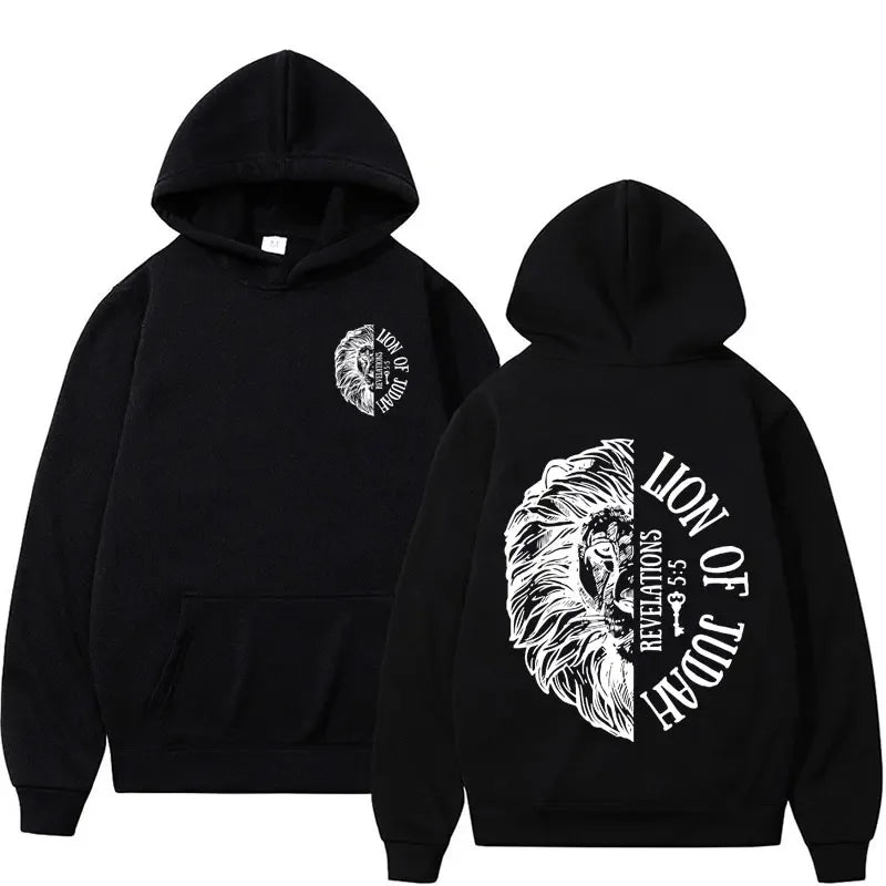 Christian Bible Verse Graphic Fleece Hoodie - Unisex Vintage Style