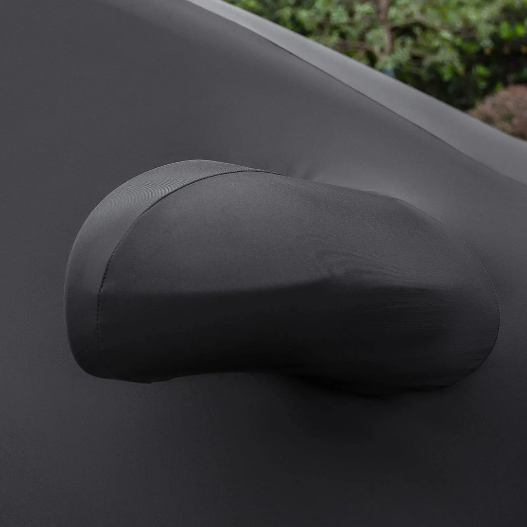 Black Full Car Indoor Cover Stretch Stain Indoor Dustproof Resistant UV Protection For Ford Mustang 2010-2021 Custom