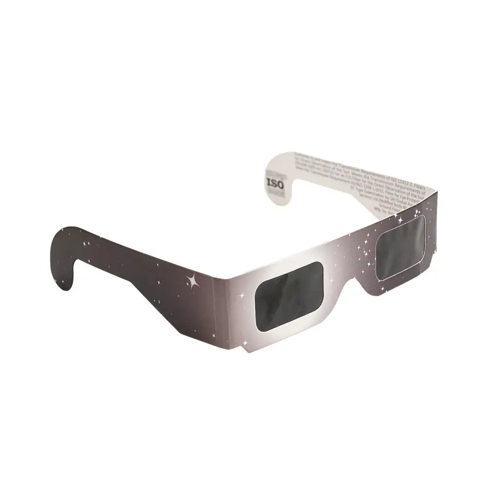 5PCS Solar Eclipse Glasses Anti-uv Glasses Safe Direct Sun Viewing Random Color Paper Frames for Adults Kids Watch Solar Eclipse