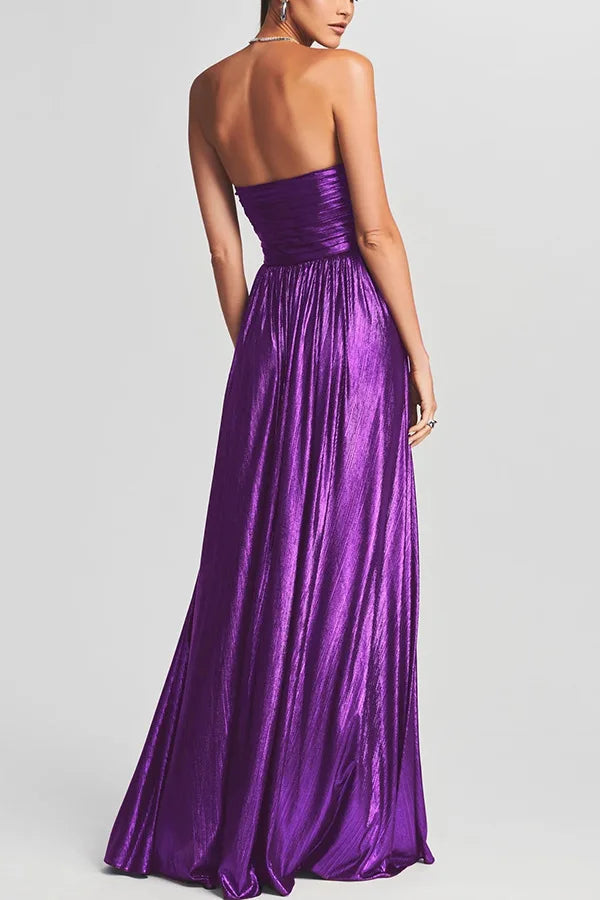Sexy Sleeveless Backless Long Dresses For Woman Evening Party Solid High Fork Maxi Dress Vestidos Growns Nightclub