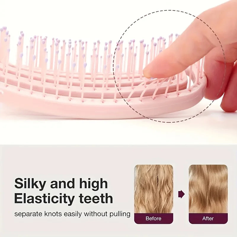 WANMEI Volumizing Detangling Hair Massage comb Hair Massage Comb with Hollowed-Out Design hair styling tools for real hair wigs
