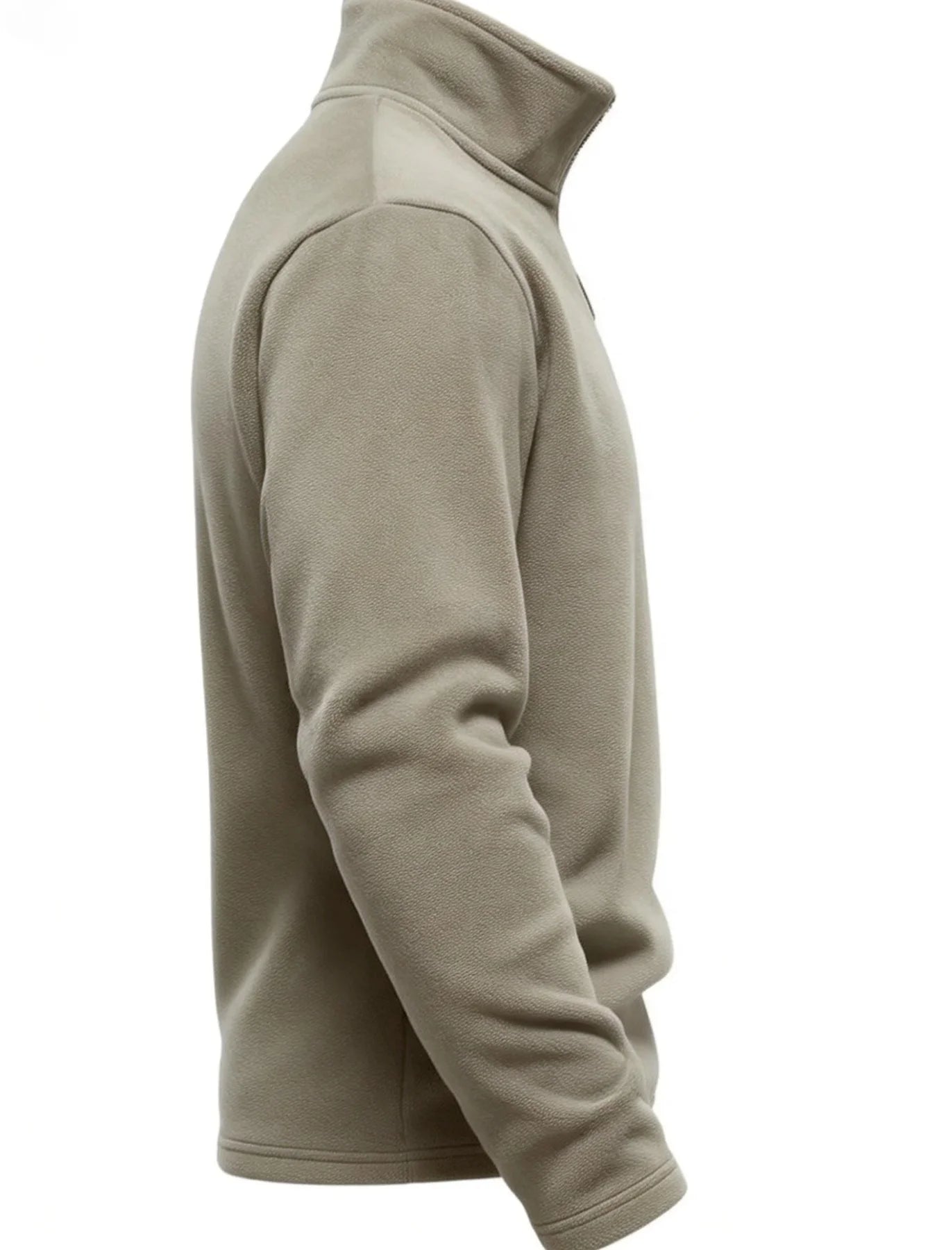 Men's 3-Piece Set of Fleece-Lined Casual Sweatshirts with a Simple Stand-Up Collar and Zipper Design - Stylish Solid Color Tops That Are Warm and Comfortable - Perfect for Everyday Wear in Autumn and Winter