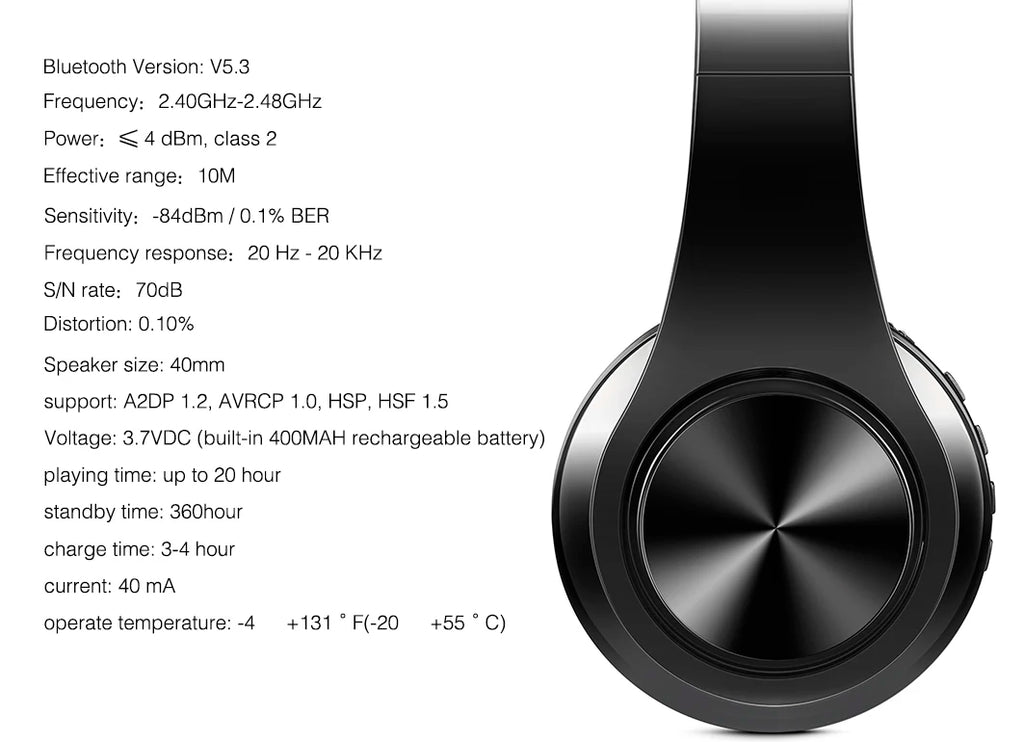 Auriculares inalámbricos dorados para hombre, audífonos estéreo con Bluetooth y micrófono incorporado, universales para Android e iOS