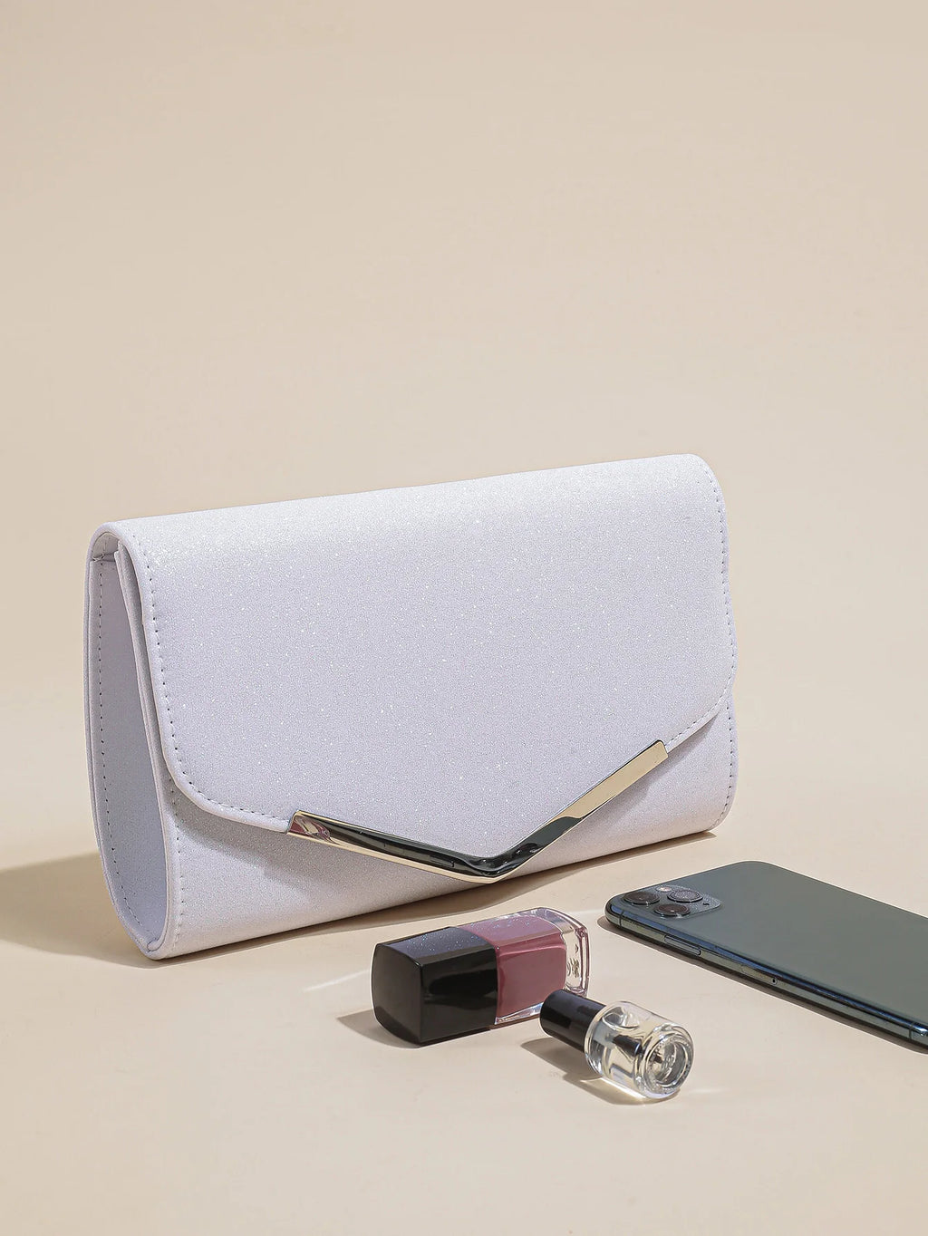 Clutch Purse Evening Bag for Women, Glitter Evening Envelope Handbag With Detachable Chain for Wedding and Party