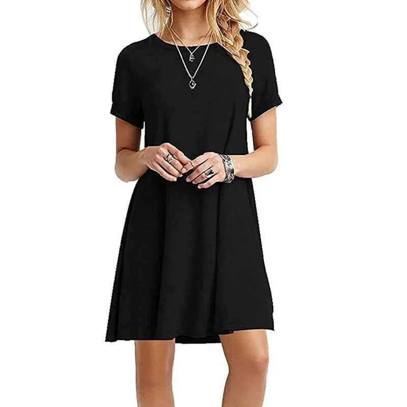 2026 Women's Clothing woman women dresses European and American dress short sleeved dress women's new hot selling item Dresses
