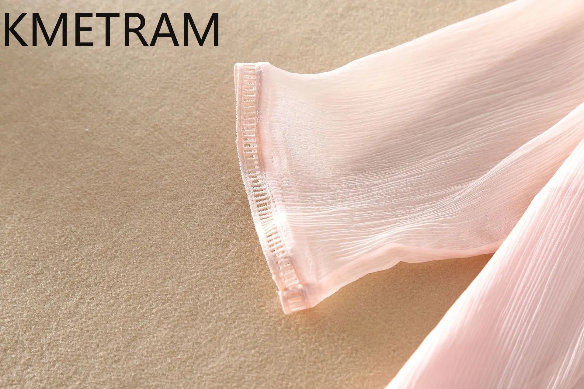 KMETRAM 100% Natural Mulberry Silk Dresses 2025 Woman Summer Elegant V-neck Long Dress Party Frocks Women Clothing Vestidos