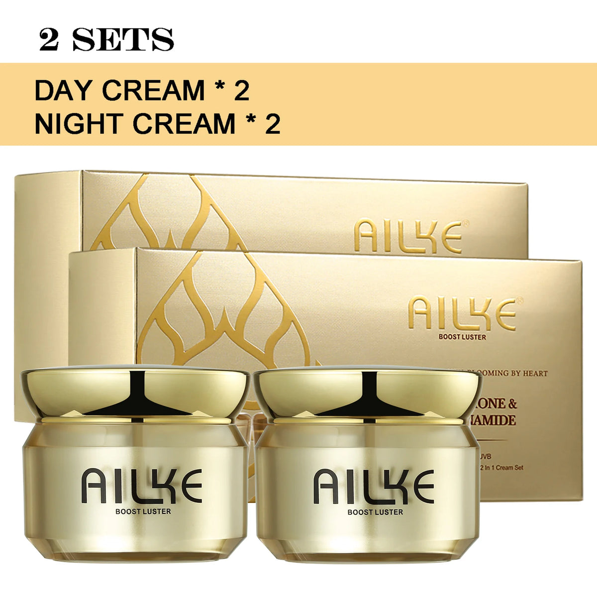 AILKE Whitening Facial Skin Care Set - Glutathione & Niacinamide