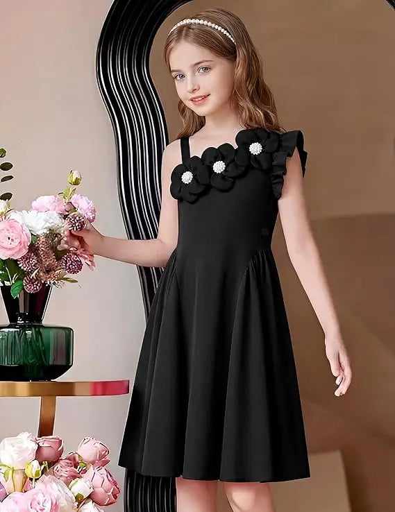 Snvdzo Flower Girls Cami A-Line Sleeveless Summer Dress For Wedding Birthday Evening Party Prom Banquet Dresses 2026