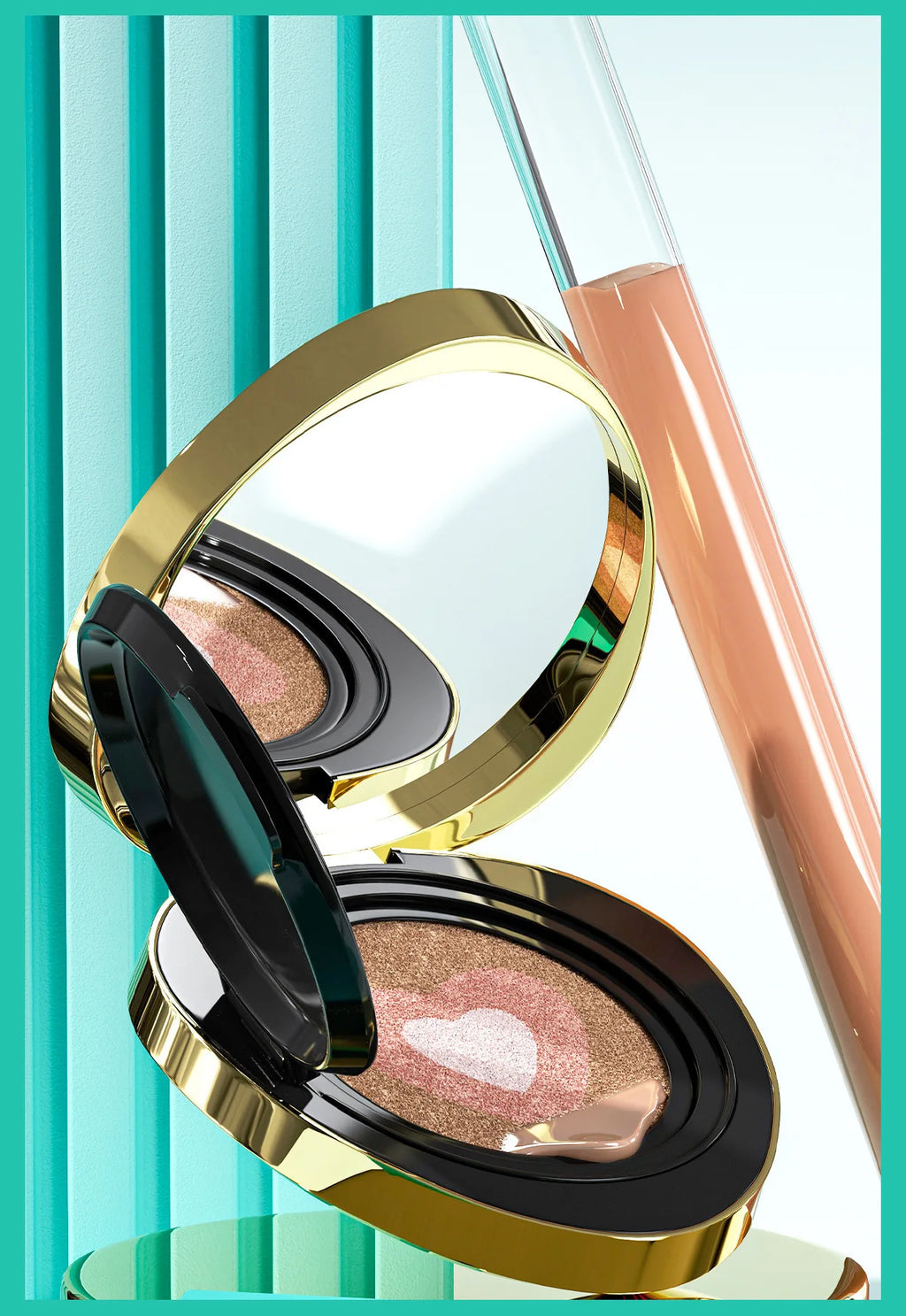 Korean cosmetics cushion foundation base, air cushion, bb cc cream, nourishing concealer, makeup set, 3 in 1