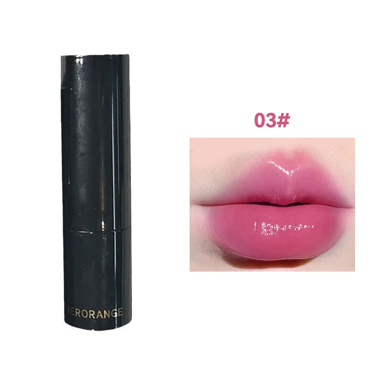 Red Brown Moisturizing Mirror Lipstick - Waterproof Long-Lasting
