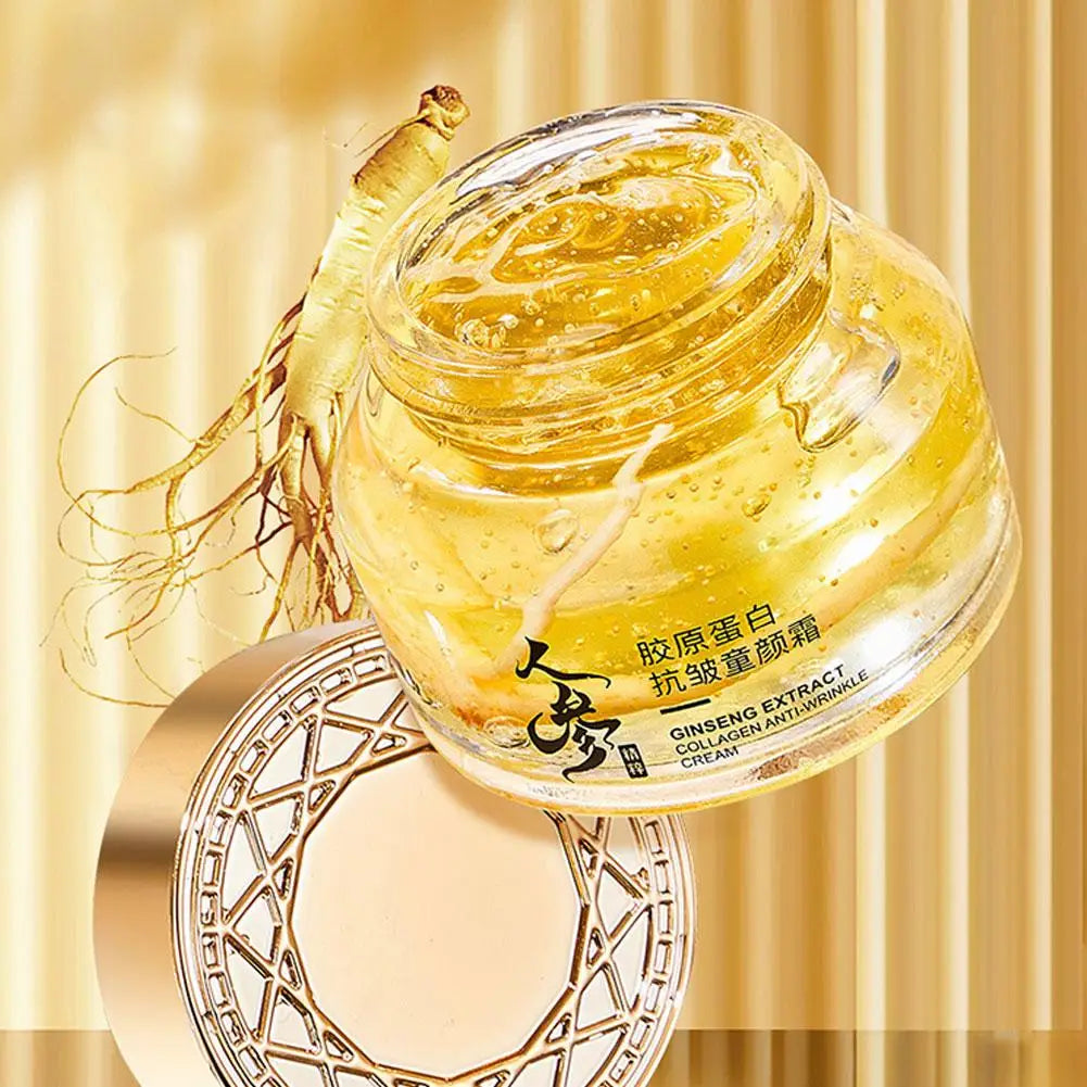 24k Gold Ginseng Face Cream Polypeptide Moisturizing Niacinamide Facial Serum For Skin Care Cream 24k Gold Ginseng Serum