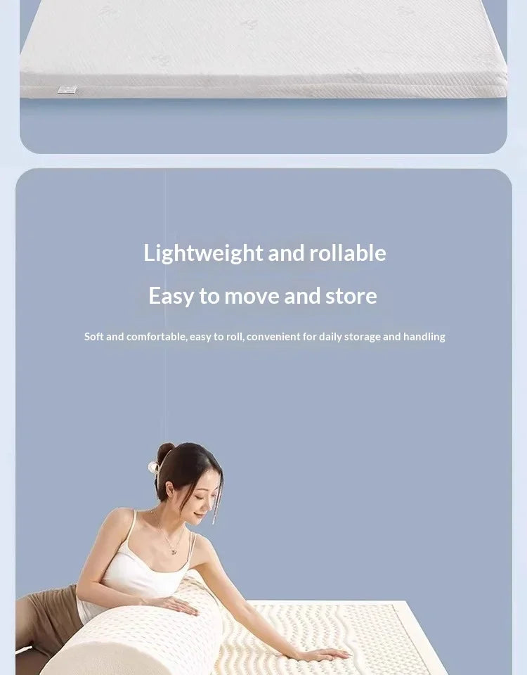 Filler latex non-full latex Furniture Mattresses Latex Mattress Topper Firm Support Breathable Bedroom Mattress Hypoallergenic