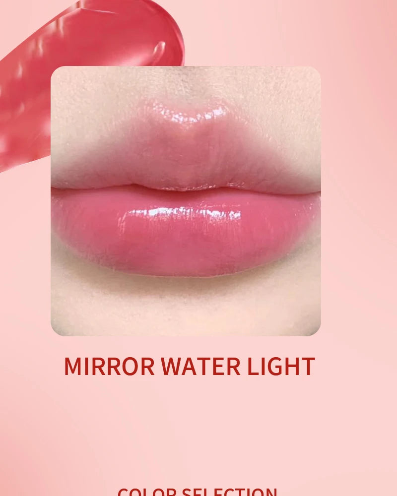 Glassy Watery Mirror Lip Gloss - Moisturizing & Glowing, for Plump Hydrated Lips, Affordable