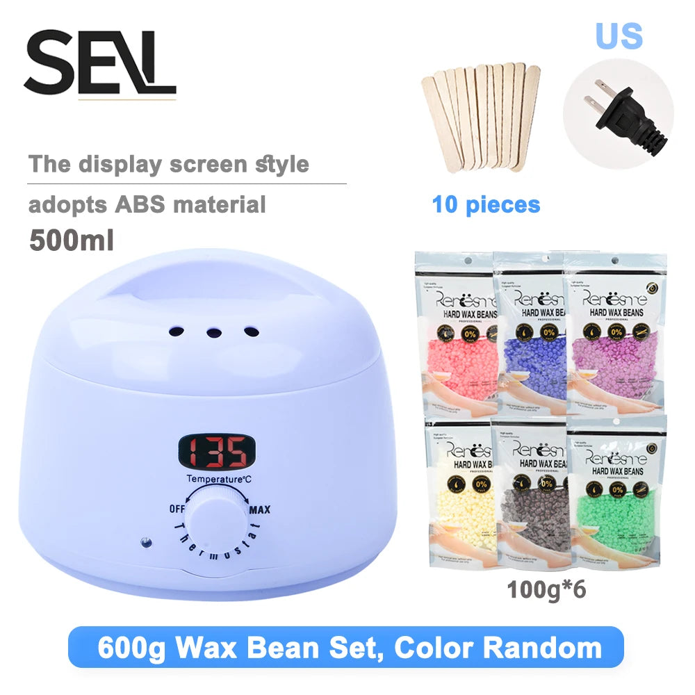 500ml Wax Heater and Melting Pot for Hair Removal - USB Powered