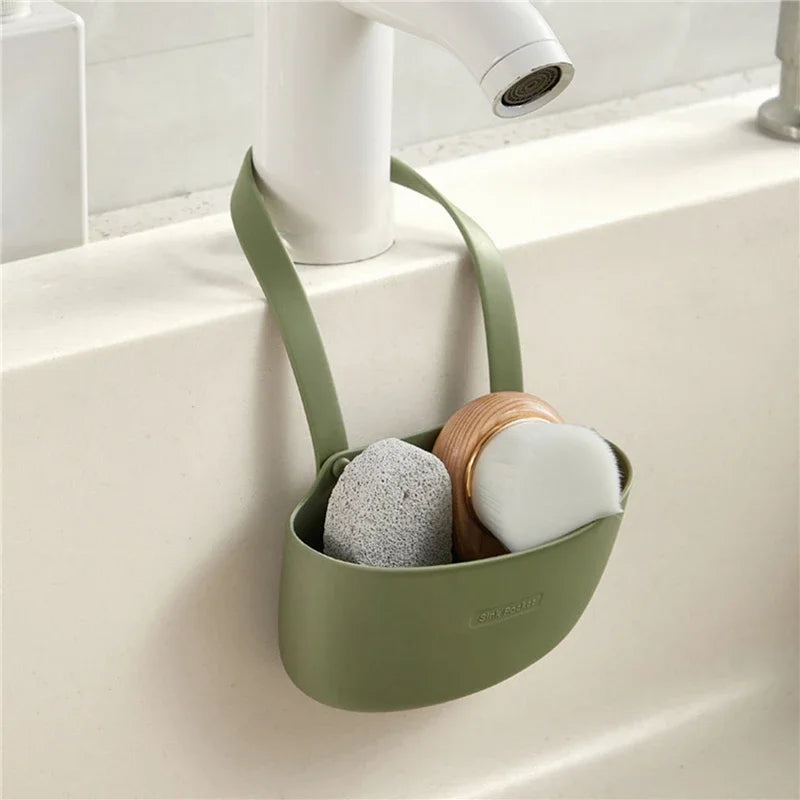 Soporte de fregadero de cocina, cesta de drenaje colgante, estante de drenaje ajustable, soporte de jabón y esponja, soporte de grifo, accesorios de cocina, nuevo
