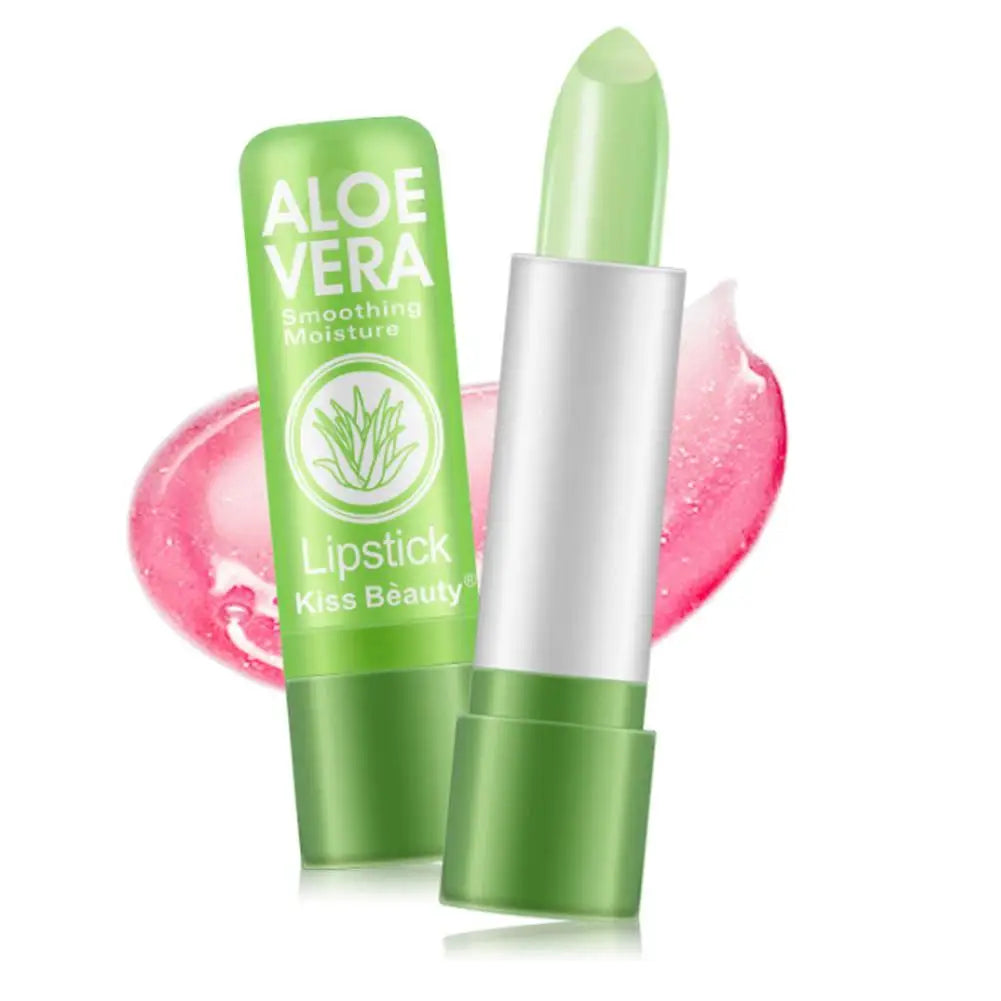 Aloe Vera Color-Changing Lipstick - Moisturizing Lip Balm 3.5g