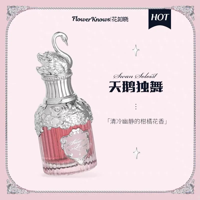 The Flower Knows the Mermaid Series Perfume Fresh Refreshing Fruity Aroma Tea Fragrance Long-lasting Fragrance Perfume Spray