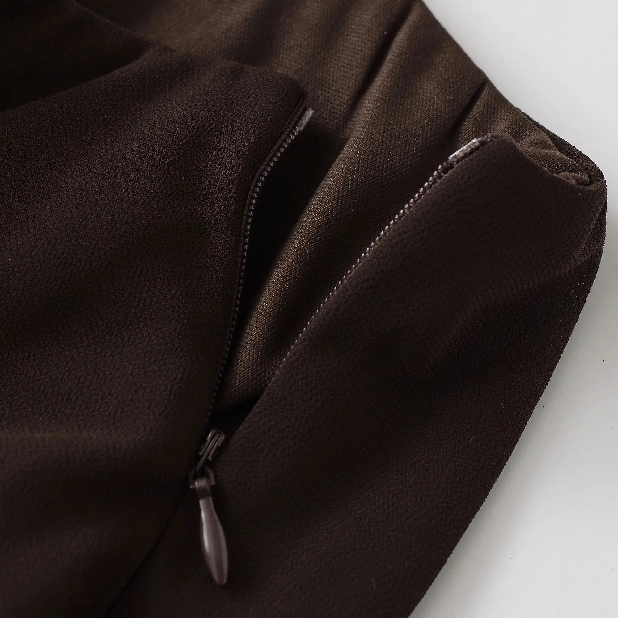 Vintage Tiered Brown Party Commute Modern High Street Long Skirt Elegant Streetwear Fashion 2026 Spring Female Skirt