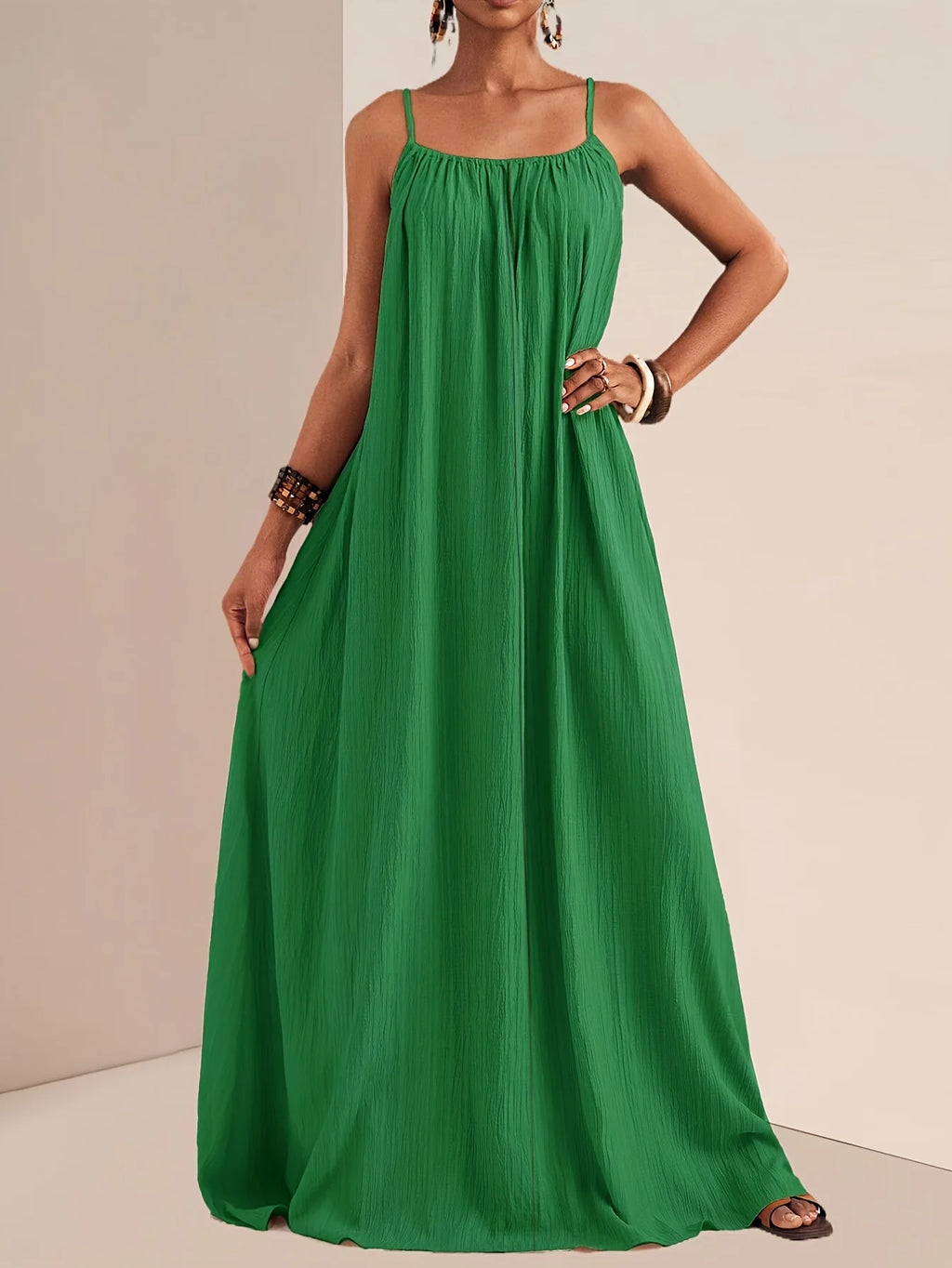 2026 Summer New Elegant Pure Color Strapless Maxi Dress Fashionable Gown for Women Elegant Simple Design Floor-Length Dress