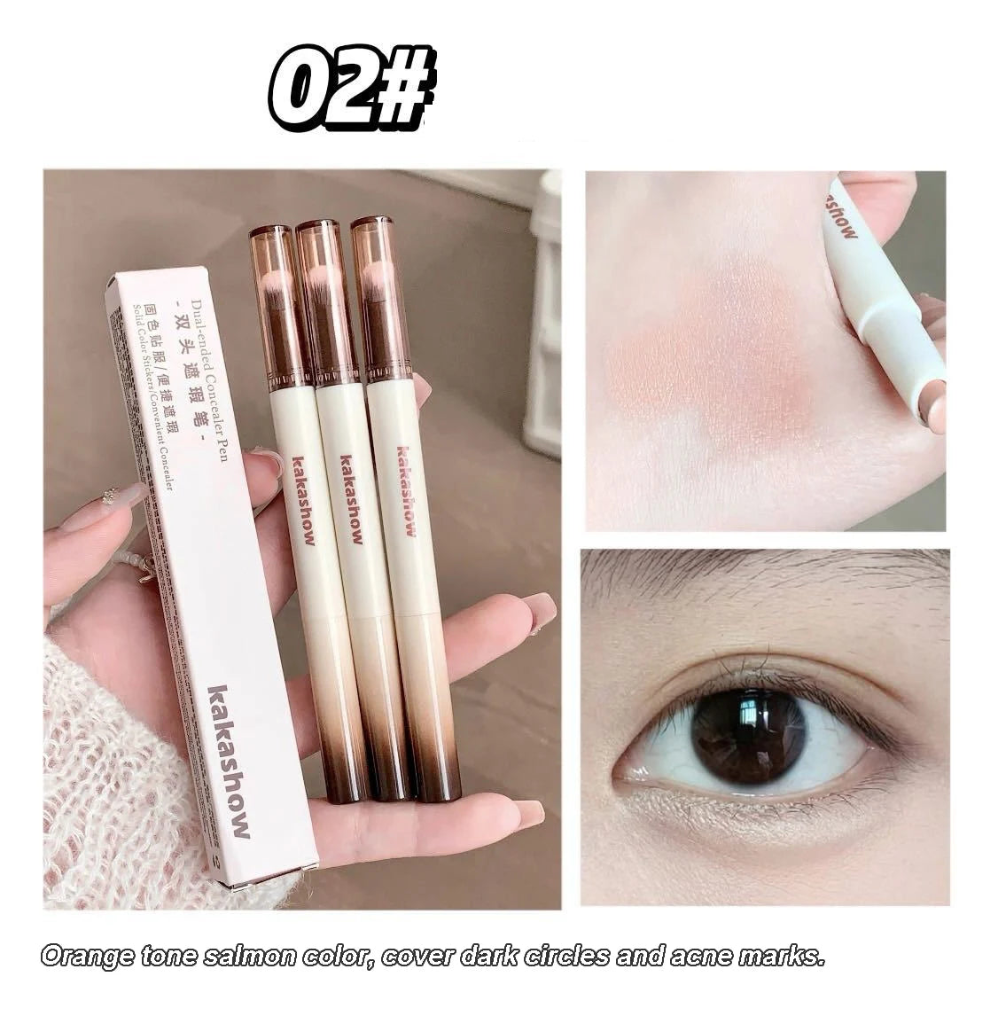 Face Concealer Pen Long Lasting Cover Dark Circles Corrector Contour Concealers Stick High Gloss Brighten Face Cosmetic Makeup