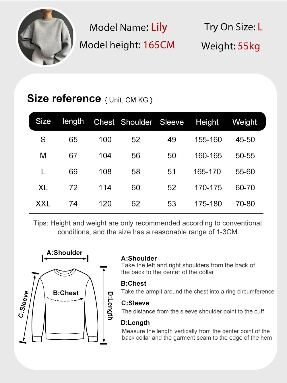 New York California Malibu Letter Sweatshirts Winter Women'S Casual Loose Hoodie Fleece Warm Crewneck Pullover Comfortable Clothes