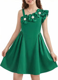 Snvdzo Flower Girls Cami A-Line Sleeveless Summer Dress For Wedding Birthday Evening Party Prom Banquet Dresses 2026