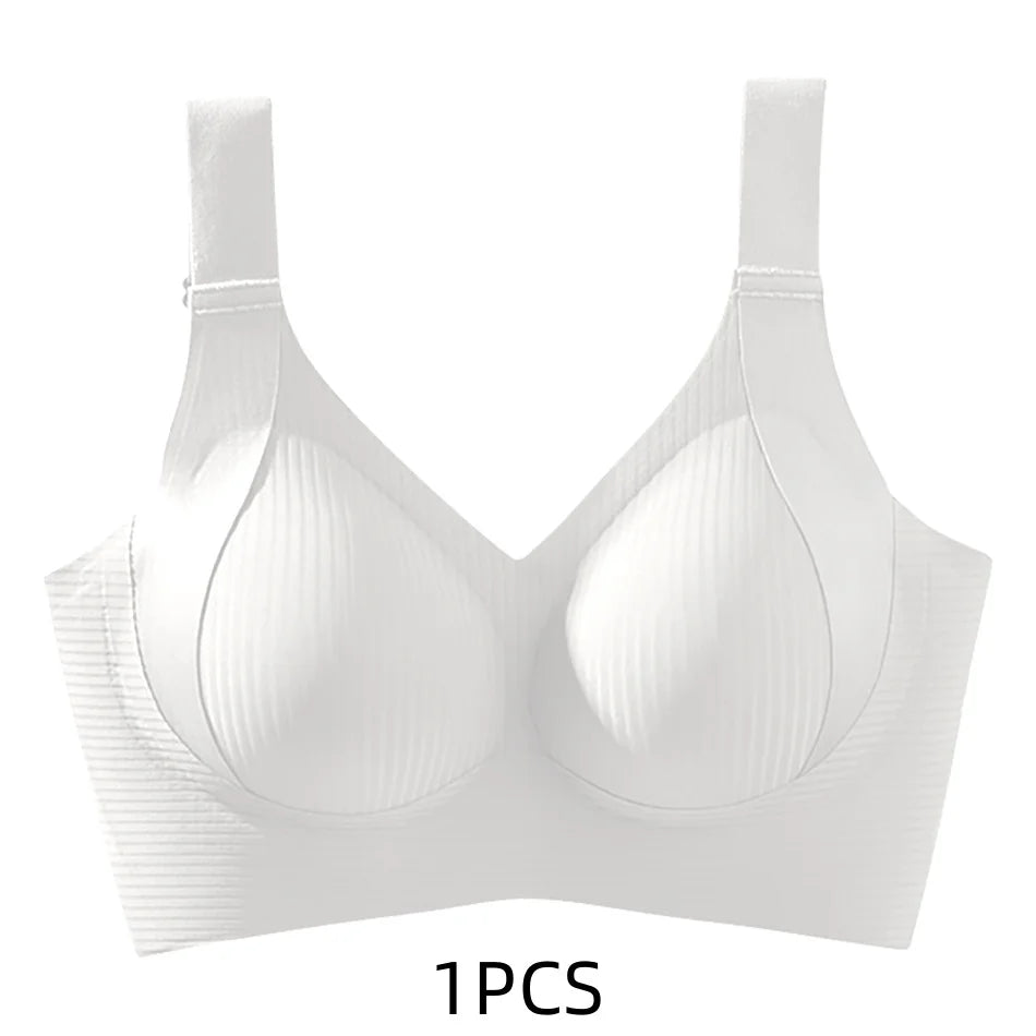 Seamless Wireless Bra For Full Busts And Petite Figures, Thin Light Support, No Wires, Pull Up Anti Sagging