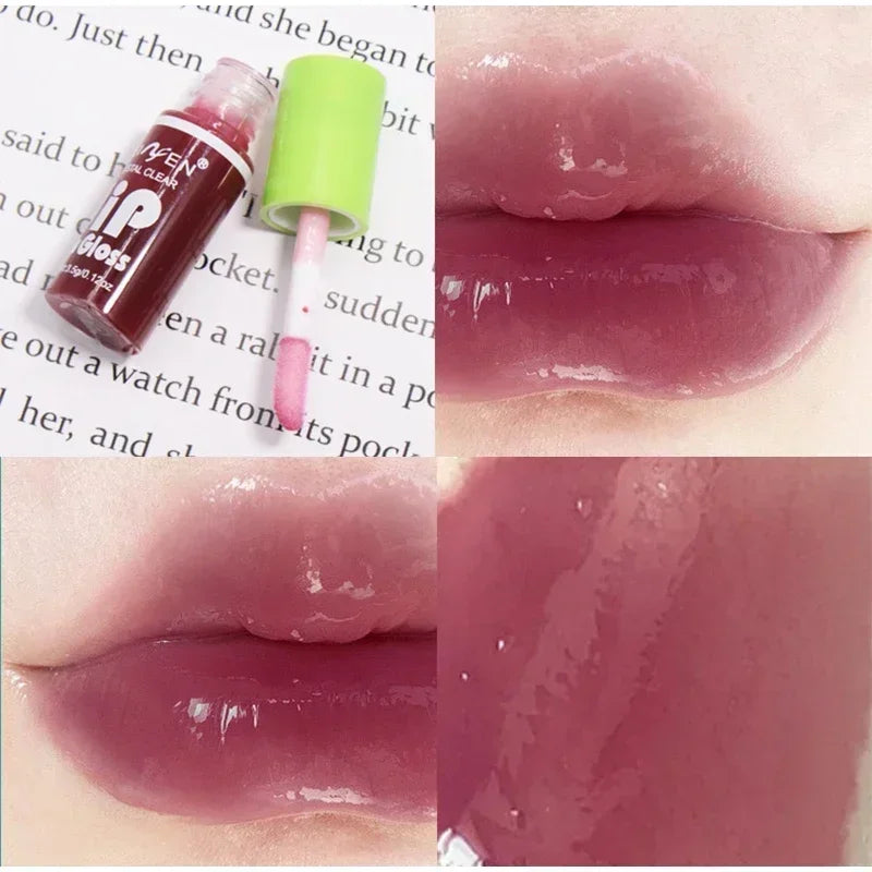 6-Piece Lip Gloss Oil Set,Aloe Vera Liquid Lipstick, Long-Lasting Moisturizing Smudge-Proof Lips Tint ,Non-Sticky Cosmetics