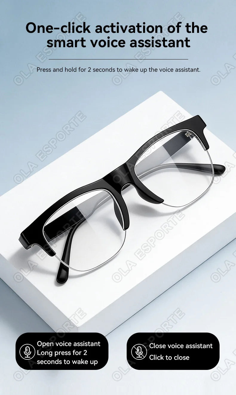 New 2026 Camera AI Smart Glasses Touch Control Photo Recording Translator Voice Assistant Music Wireless Bluetooth Sunglasses