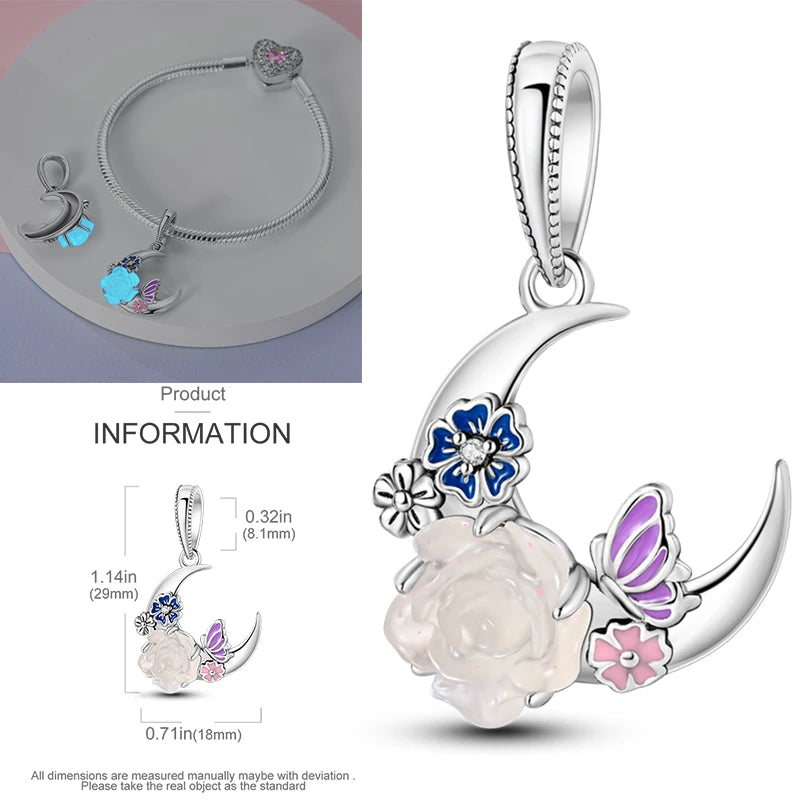 925 Sterling Silver Heart Infinity Charm Bead For Pandora Style Bracelets Gift For Her