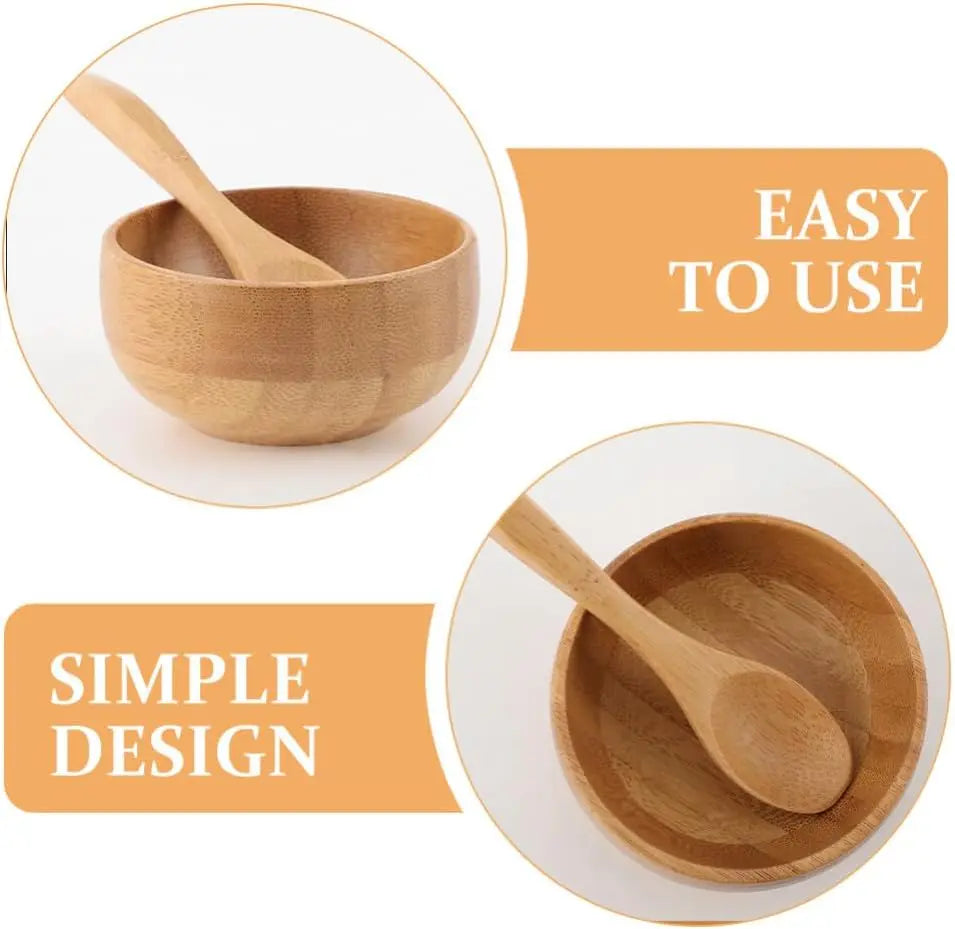 2pcs Mini Mask Mixing Bowl Set, DIY Mask Mixing Spoon Skin Care Tool, Mixing Spatula Tool to Use with Mask Bowl
