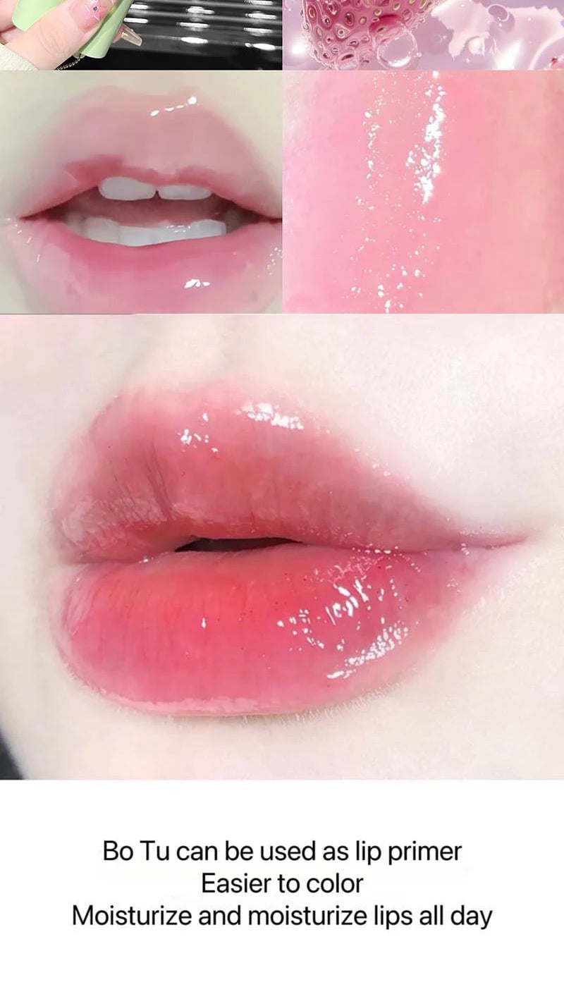Cappuvini Lip Balm Water Light Moisturizing Hydrating Anti-Wrinkle Lip Care Korean Style Plump Lips Low Price Mirror Type Unisex Winter Essential