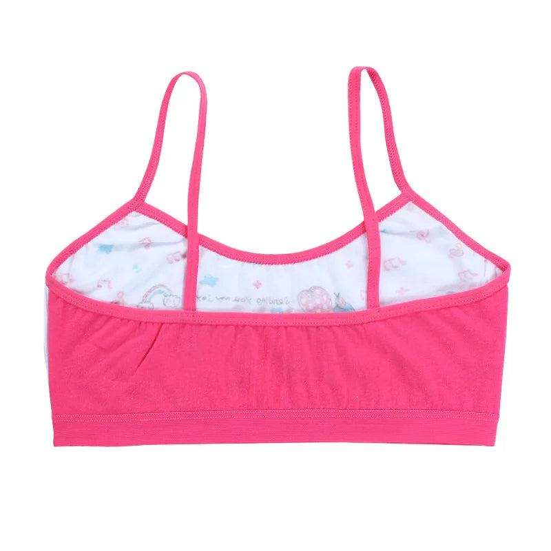 1/3pcs Teenage Girls Tank Tops Kids Training Bras Vest Underwears Student Purbery Singlets Children Camisole Bras Undershirts