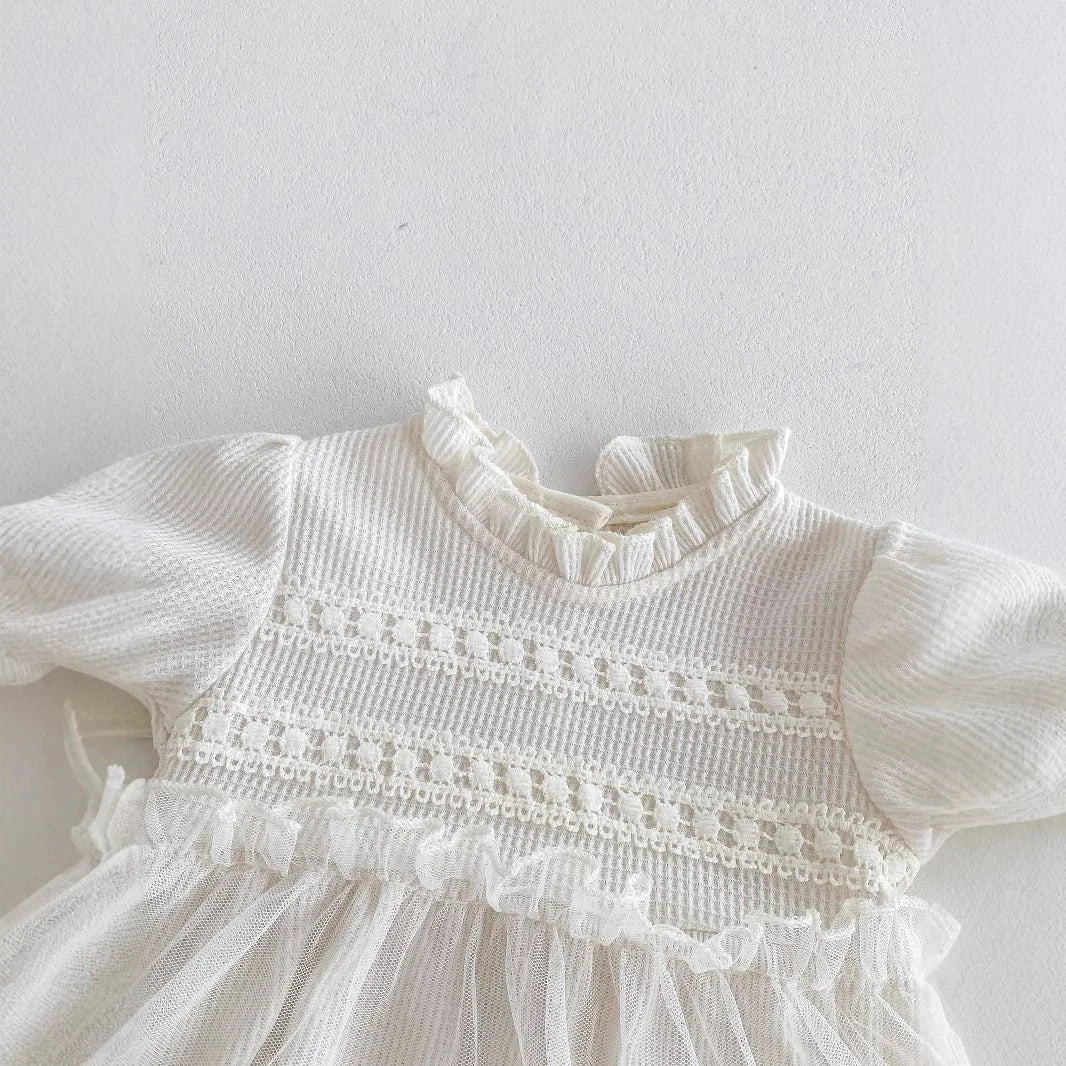 Baby Summer Outfit One-piece Bag Fart Skirt Baby Super Cute Princess Full Moon Hundred Day Lace Ha Clothes Summer Thin Clothes