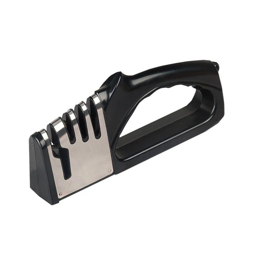 4-in-1 Kitchen Knife Sharpener - Portable Non-Slip Sharpening Tool